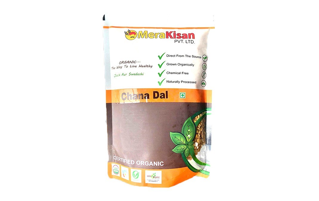 MeraKisan Organic Chana Dal    Pack  500 grams